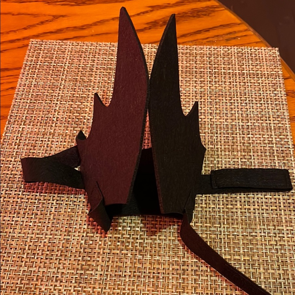 Black Bat Wing Costume Accessory